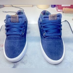 Osiris Caswell Skateboard Shoes size:7.5 Suede-Blue (SKU-)1255186.👇🏾